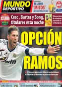 Portada Mundo Deportivo del 6 de Abril de 2013