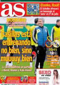 Portada diario AS del 9 de Abril de 2013