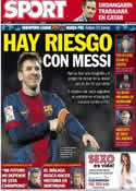 Portada diario Sport del 9 de Abril de 2013