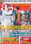 Portada diario AS del 12 de Abril de 2013