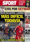 Portada Mundo Deportivo del 13 de Abril de 2013