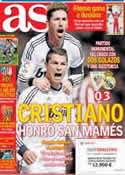 Portada diario AS del 15 de Abril de 2013