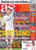 Portada diario AS del 16 de Abril de 2013