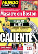 Portada Mundo Deportivo del 16 de Abril de 2013