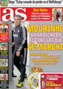 Portada diario AS del 18 de Abril de 2013