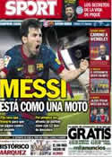 Portada diario Sport del 22 de Abril de 2013