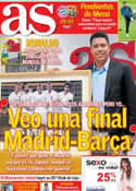 Portada diario AS del 23 de Abril de 2013