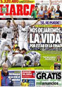 Portada diario Marca del 26 de Abril de 2013