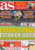 Portada diario AS del 27 de Abril de 2013