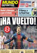 Portada Mundo Deportivo del 28 de Abril de 2013