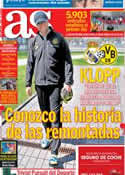 Portada diario AS del 29 de Abril de 2013