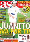 Portada diario AS del 30 de Abril de 2013