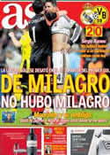 Portada diario AS del 1 de Mayo de 2013