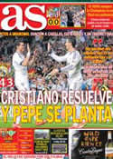 Portada diario AS del 5 de Mayo de 2013