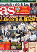 Portada diario AS del 12 de Mayo de 2013