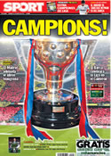 Portada diario Sport del 12 de Mayo de 2013