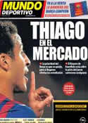 Portada Mundo Deportivo del 15 de Mayo de 2013