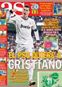 Portada diario AS del 16 de Mayo de 2013