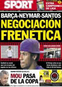 Portada diario Sport del 17 de Mayo de 2013