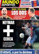 Portada Mundo Deportivo del 17 de Mayo de 2013