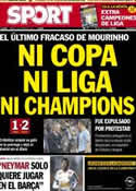 Portada diario Sport del 18 de Mayo de 2013