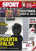 Portada diario Sport del 21 de Mayo de 2013