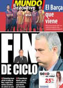 Portada Mundo Deportivo del 21 de Mayo de 2013