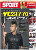 Portada diario Sport del 29 de Mayo de 2013