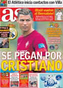 Portada diario AS del 6 de Junio de 2013