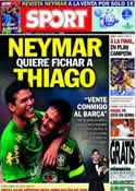 Portada diario Sport del 6 de Junio de 2013