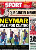 Portada diario Sport del 9 de Junio de 2013