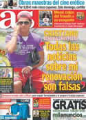 Portada diario AS del 14 de Junio de 2013