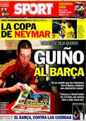 Portada diario Sport del 15 de Junio de 2013