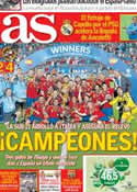 Portada diario AS del 19 de Junio de 2013