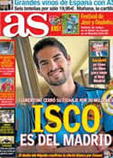 Portada diario AS del 22 de Junio de 2013