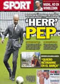 Portada diario Sport del 25 de Junio de 2013