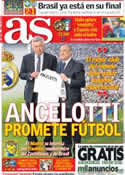 Portada diario AS del 27 de Junio de 2013