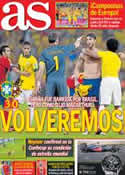 Portada diario AS del 1 de Julio de 2013