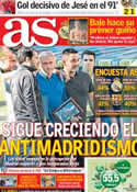 Portada diario AS del 3 de Julio de 2013