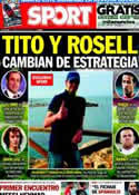 Portada diario Sport del 4 de Julio de 2013