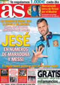 Portada diario AS del 5 de Julio de 2013