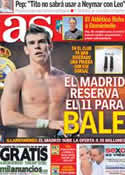 Portada diario AS del 11 de Julio de 2013