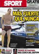 Portada diario Sport del 11 de Julio de 2013