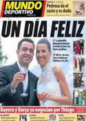 Portada Mundo Deportivo del 14 de Julio de 2013