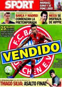 Portada diario Sport del 15 de Julio de 2013