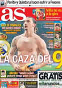 Portada diario AS del 19 de Julio de 2013