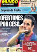 Portada Mundo Deportivo del 19 de Julio de 2013