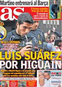 Portada diario AS del 23 de Julio de 2013