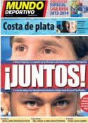 Portada Mundo Deportivo del 29 de Julio de 2013