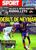 Portada diario Sport del 31 de Julio de 2013